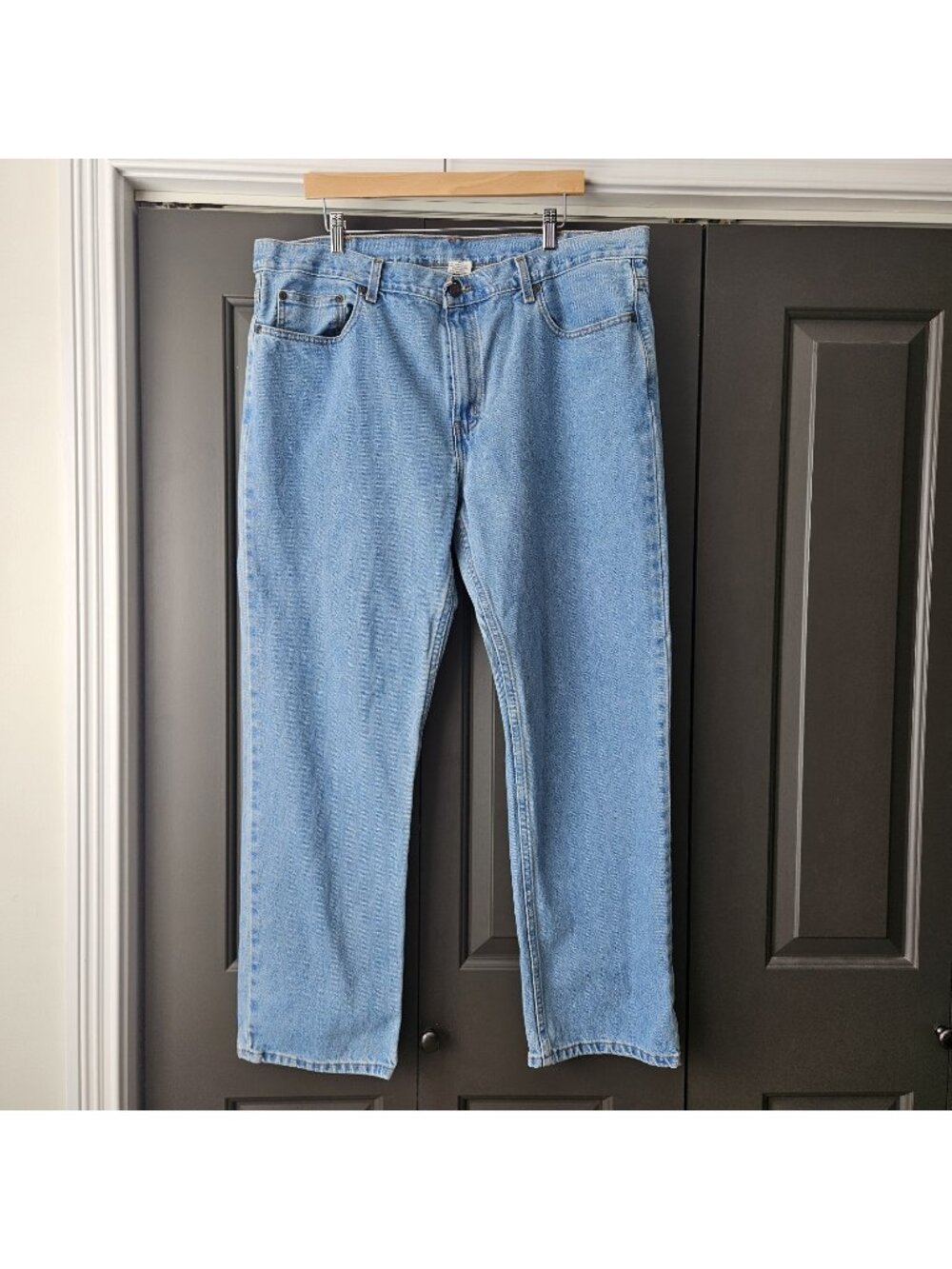 Faded Glory Jeans Mens 40 x 32 Blue Original Fit Medium Wash Straight Leg Denim